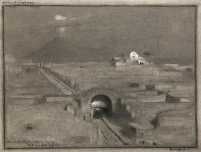 A Silent Highway, Pompei, c.1904 by Albert Goodwin