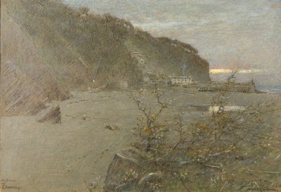Autumn at Clovelly by Albert Goodwin