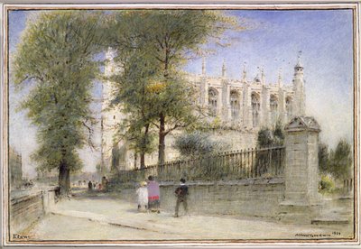 Eton College, Windsor by Albert Goodwin