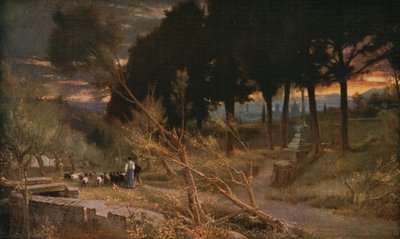 Florence: Evening, 1896 by Albert Goodwin