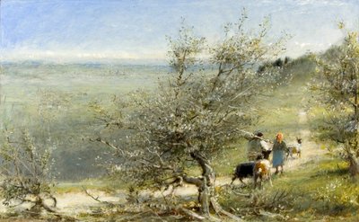 Florence from the Hills near Fresole by Albert Goodwin