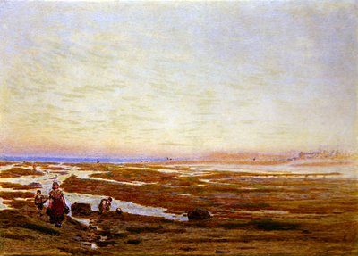 Low Tide on the South Coast, near Brighton by Albert Goodwin