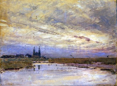 Reculver, Kent by Albert Goodwin
