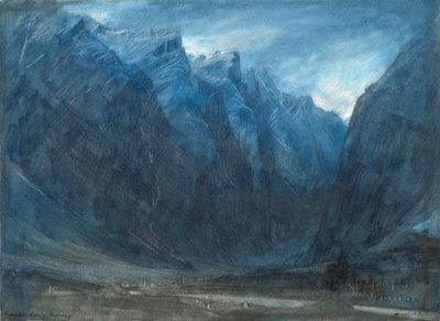 Romsdal Valley, Norway by Albert Goodwin