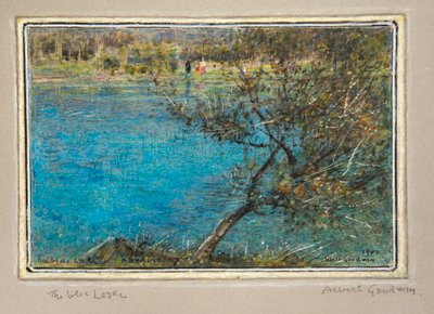 The Blue Lake, Kanderstag by Albert Goodwin