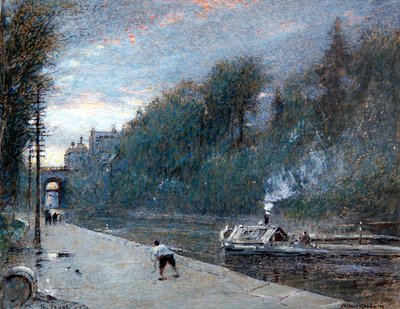 The Canal, Chichester by Albert Goodwin