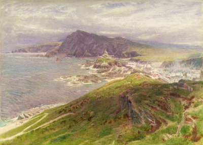 The Coast at Ilfracombe, North Devon by Albert Goodwin