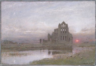 Whitby Abbey by Albert Goodwin