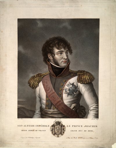 Portrait of Joachim Murat, ca 1806 by Albert Gregorius