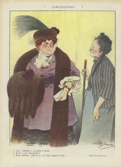 Illustration for Le Rire by Albert Guillaume
