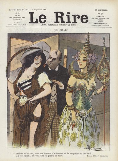 Illustration for Le Rire by Albert Guillaume