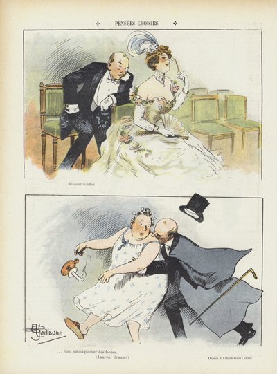Illustration for Le Rire by Albert Guillaume