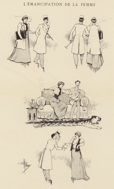 The Emancipation of Women by Albert Guillaume