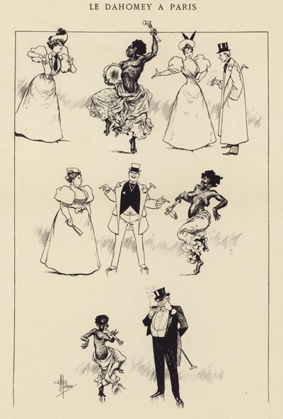 Le Dahomey a Paris by Albert Guillaume