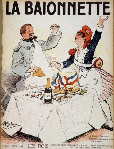 Les rois (Marianne and a Hairy Toasting Around a Cake) - in 