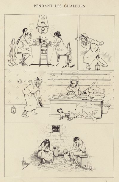 During the Heat by Albert Guillaume