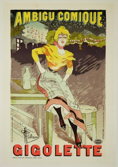 Reproduction of a Poster Advertising 