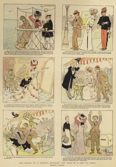 The Trials of a Jealous Husband, the Tale of a Trip to Paris by Albert Guillaume