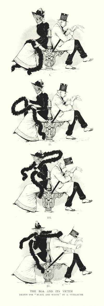 The boa and its victim by Albert Guillaume