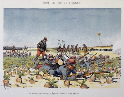 Under enemy fire - the Armee seen by A. Guillaume, circa 1900 by Albert Guillaume