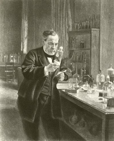 Dr Louis Pasteur in His Laboratory by Albert Gustaf Aristides Edelfelt