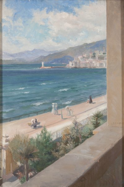 From my Window in Cannes by Albert Gustaf Aristides Edelfelt
