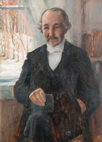 Portrait of the Poet Zacharias Topelius by Albert Gustaf Aristides Edelfelt