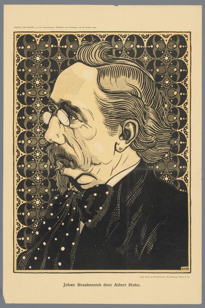 Johan Braakensiek by Albert Hahn by Albert Hahn (I)