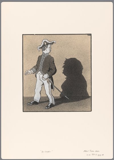 Design for a Political Cartoon: The Shadow by Albert Hahn (I)