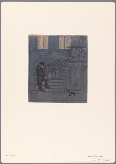 Design for a Political Cartoon: The State Commission for Education by Albert Hahn (I)