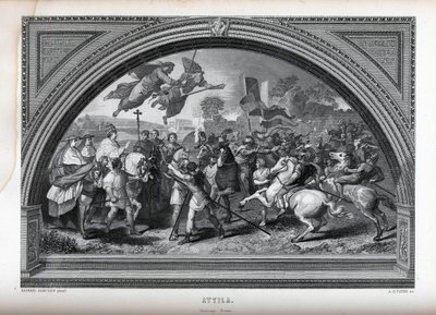 Attila after Raphael by Albert Henry Payne