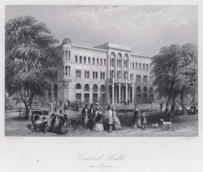 Central Halle, in Leipzig by Albert Henry Payne