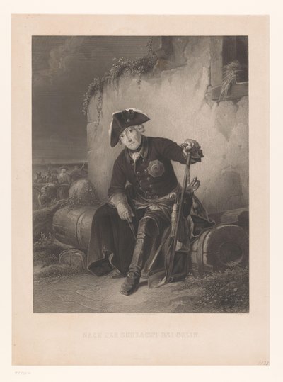 Frederick the Great after the Battle of Kolin by Albert Henry Payne