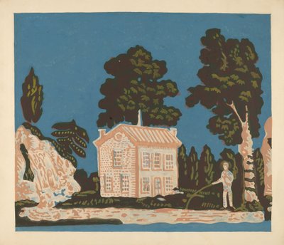 Wallpaper for Bandbox Covering by Albert J. Levone