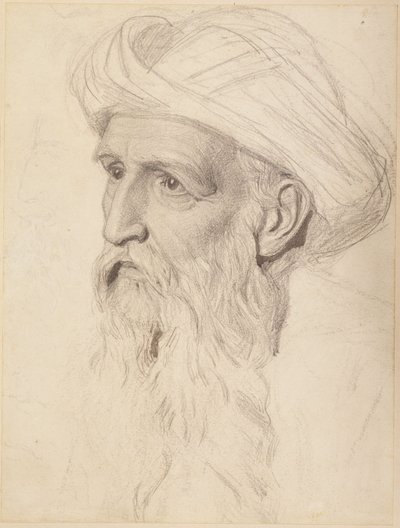 Study for the Head of Elijah by Albert Joseph Moore