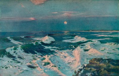 Between The Sunset and the Moon by Albert Julius Olsson