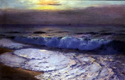 The Breaking Wave, Dusk by Albert Julius Olsson