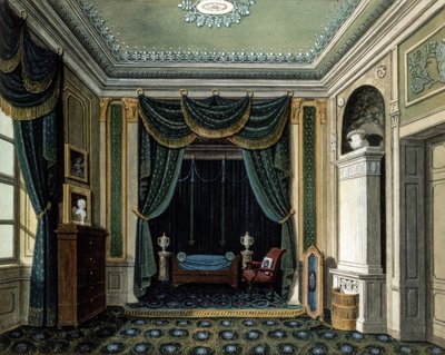 An Interior with a Sleeping Alcove by Albert Kretschmer
