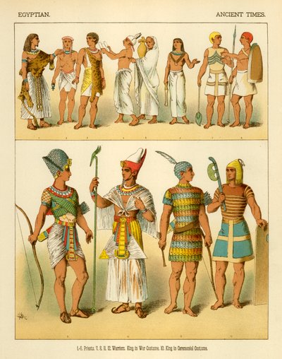 Egyptian Costumes by Albert Kretschmer