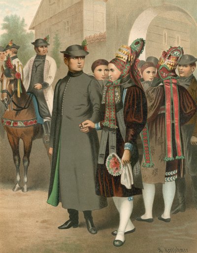 German Costume, Altenburg by Albert Kretschmer