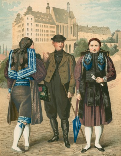 German Costume, Altenburg by Albert Kretschmer