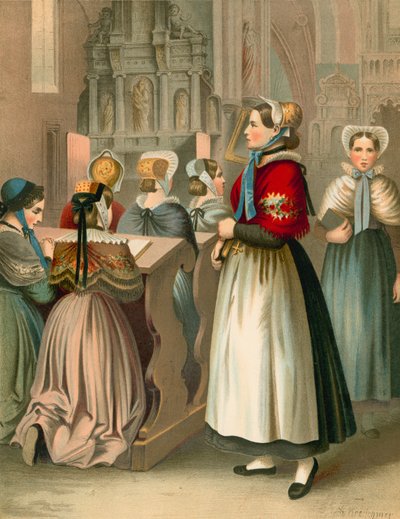 German Costume, Hannover, Osnabruck by Albert Kretschmer