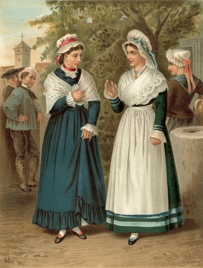 German Costume, Lothringen by Albert Kretschmer