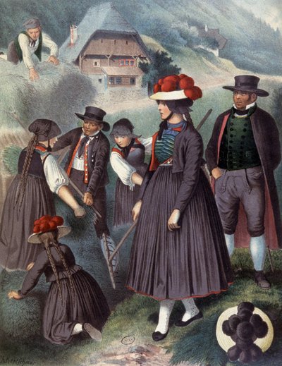 Peasants in the Surroundings of Baden by Albert Kretschmer