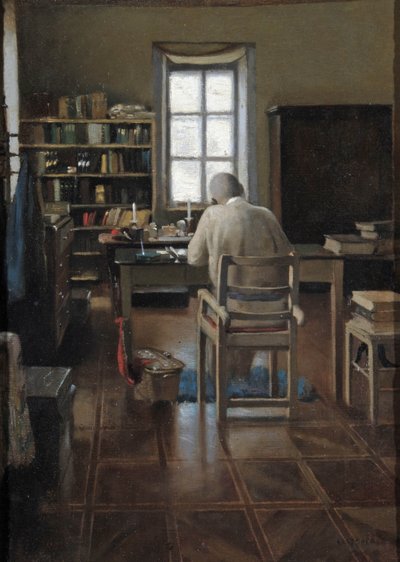 Sir Richard Burton in His Study by Albert Letchford