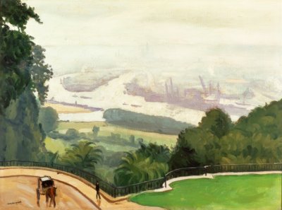 Albert Marquet / Rouen Harbour by Albert Marquet