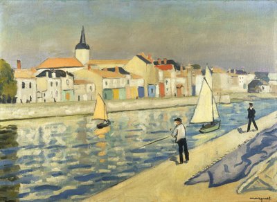 Anglers at Chaume by Albert Marquet