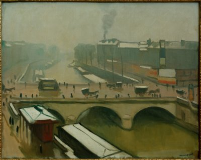 View of the Pont St. Michel in Paris by Albert Marquet