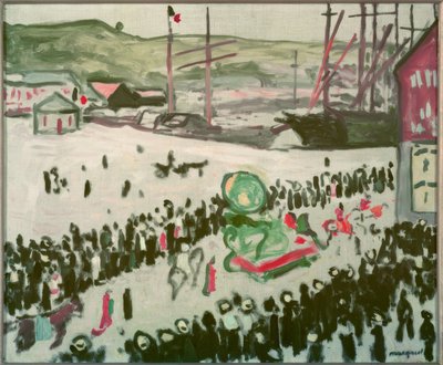 Carnival on the Beach by Albert Marquet