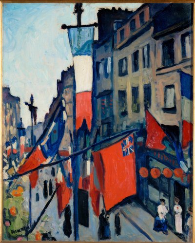 July 14th in Le Havre by Albert Marquet